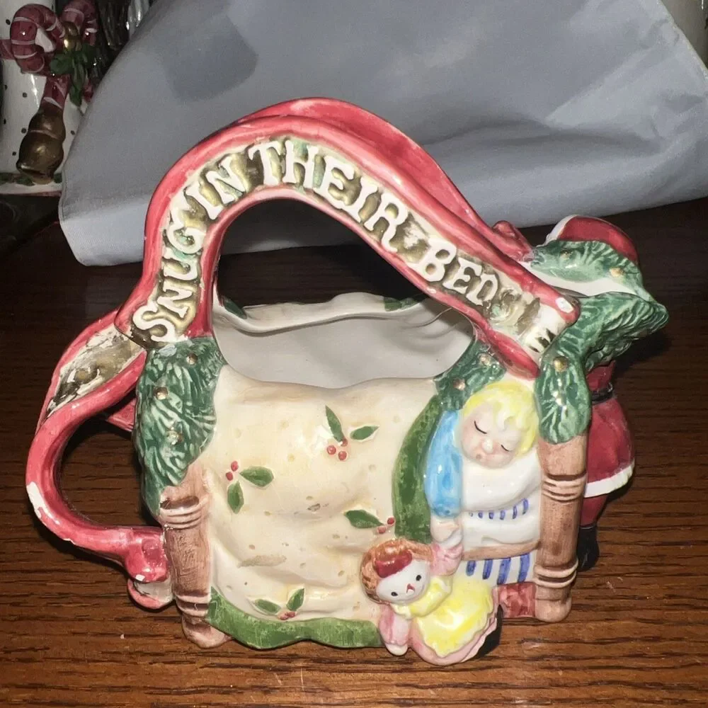 Vintage 1993 Fitz And‎ Floyd Night Before Christmas Creamer